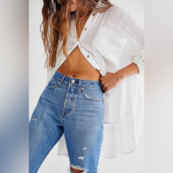 LEVI'S Wedgie Icon High Rise Jean Size 26 - Picture 4 of 15